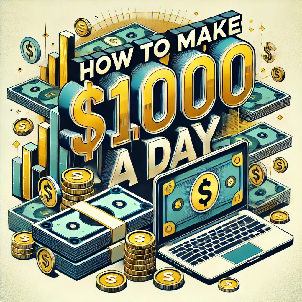 How to make $ 1000 in a day
